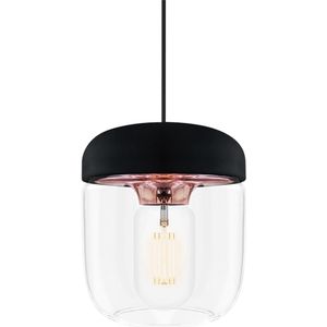 Umage Acorn hanglamp zwart met copper - met koordset zwart - Ø 14 cm