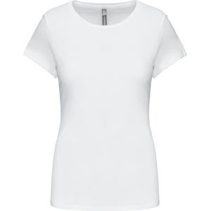 Kariban Dames-t-shirt ronde hals korte mouwen K3013 - White - XXL