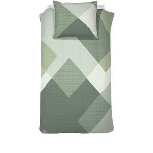 Cinderella Rexa Dekbedovertrek - 1 Persoons - Katoen - 140x200/220 cm - Groen
