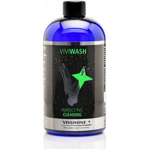 ViviWash wasmiddel - 500 ml - speciaal voor PVC kleding, tassen, schoenen etc. (handwas en machinewas) van de Vivishine company