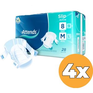4x Attends Slip Active 8 M (28 stuks)