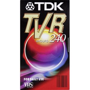 TDK TVR 240 videocassette (2 pack)
