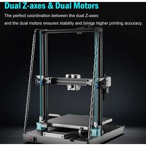 Wildor® 3D Printer - USB - Printen 300x300x400mm - 150-200mm/s - Touchscreenscherm