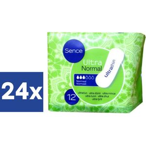 Sence - Maandverband - Incontinentie inlegkruisjes - Normaal Ultra Thin - 24 x 12 (288 stuks) - voordeelverpakking