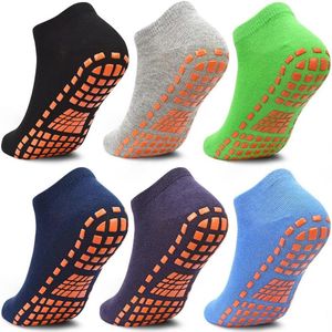 Antislipsokken voor kinderen - 6 paar, ideaal voor training en spel voor jongens en meisjes van 2-13 jaar