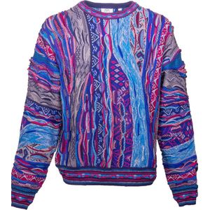 Carlo Colucci Pullover Multicolor Paars