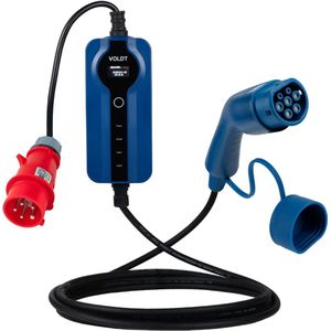 Mobiele lader Auto | Type 2 - CEE stekker | Electrische & Hybride verstelbare thuislader | Type 2 - CEE stekker | 11 kW | Fase 3 - Verstelbaar 8A-16A