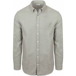 McGregor - Overhemd - Grijs - Flanel Melange - Casual