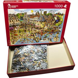 Legpuzzel Gemeente Hoorn - 1000 stukjes - Van Haasteren-stijl