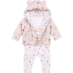 Winnie de Poeh - Babyset - Beige - Broek, Body en Sweatshirt