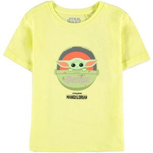 Disney Star Wars - The Mandalorian The Child Kinder T-shirt - Kids 158 - Geel