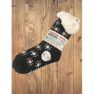 wintersok met fleece voering en anti-slip - sinterklaas - kerst