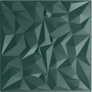 vidaXL - 24 - st - Wandpanelen - amethist - 6 - m² - 50x50 - cm - XPS - groen