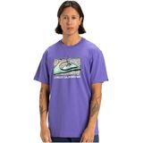 Quiksilver Retro Fade SS T-shirt voor heren, Dusted Peri, M