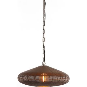 Light & Living Hanglamp Bahoto - 40cm - Donkerbruin