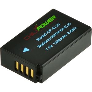 ChiliPower EN-EL20 accu voor Nikon - 1200mAh