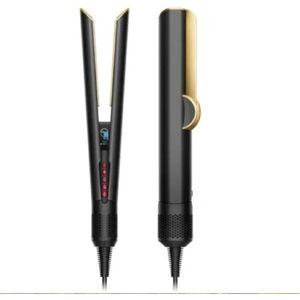 Zimoros 2 in 1 Haardroger & Stijltang - Airstraight - Koude lucht & max. 200°C - Auto standby mode - Zwart/Goud