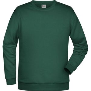 James And Nicholson Heren Basis Sweatshirt (Donkergroen)