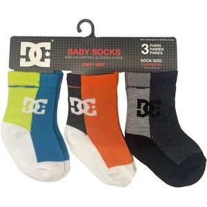 DC Shoes - 2635T - Baby Sokken - Pakket van 3 - Goede Kwaliteit