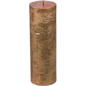 Branded By - Kaarsen 'Pillar' (Ø5cm x 15cm) - Copper (set van 9)