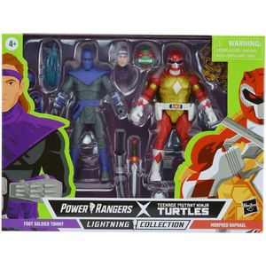 TMNT: Lightning Collection Action Figures 2022 Foot Soldier Tommy & Morphed Raphael