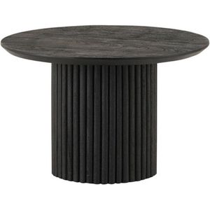 Salontafel Congo Rond 60cm Zwart Acaciahout