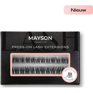 Press-on Lashes - Voorgelijmde Wimperextensions - Blijft 5/7 Dagen Zitten - Aanbrengen in 3 Minuten - Geen Wimperlijm Nodig - Makkelijk te Verwijderen - Cosy Lash