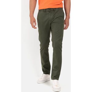 camel active Slim Fit Chino - Maat menswear-34/34 - Donker Groen