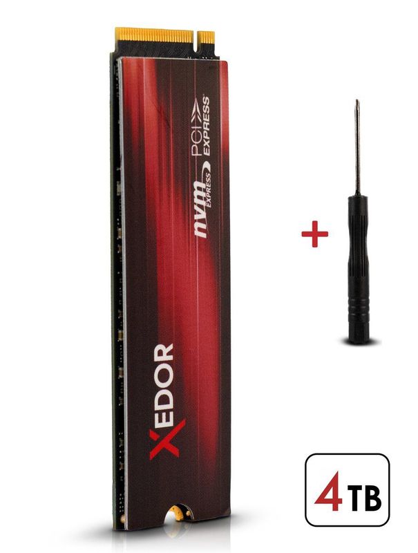 Xedor - XR75 - Interne SSD - 4 TB - PCIe 4.0 - Heatsink - PS5-compatibel