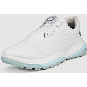 Ecco Dames Lt1 Hybrid Golf Schoen met Boa Wit / Zee Blauw