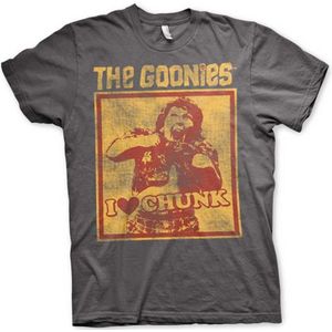 The Goonies Heren Tshirt -3XL- I Love Chunk Grijs