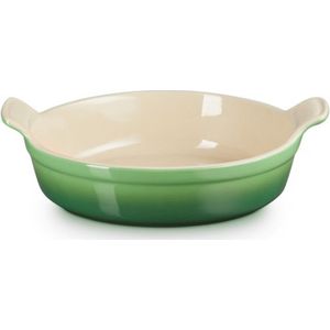 LE CREUSET - Aardewerk - Ovenschaal 24cm rond Bamboe