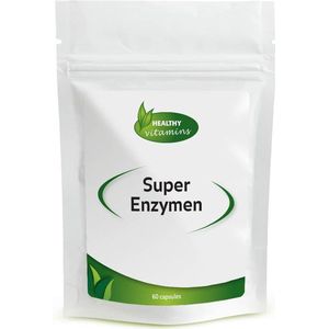 Super Enzymen - 60 Capsules - 13 Enzymen - Onder Meer Bromelaine En Papaïne