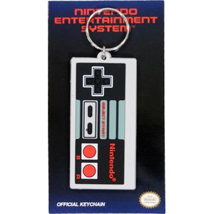 Sleutelhanger - Nintendo: NES controller - rubber - metalen ring