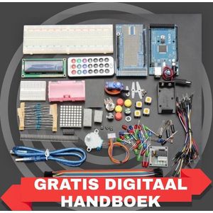 Starter Kit Mega 2560 - Compatibel Mega 2560 Set Geschikt voor Arduino - Digitaal Handboek