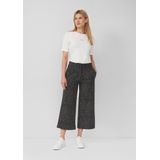 Culottes - Tricot - Visgraatpatroon - Met Elastische Tailleband - Steekzakken
