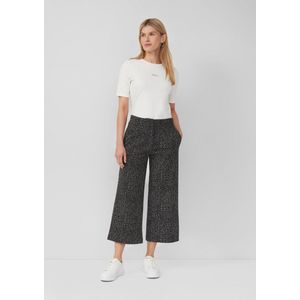 Culottes - Tricot - Visgraatpatroon - Met Elastische Tailleband - Steekzakken