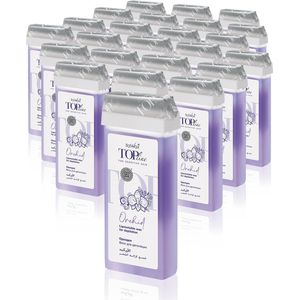 ItalWax Waxpatroon Top Line Orchid - Doos 24 Stuks - Perfect voor Gladde Huid en Professioneel Gebruik