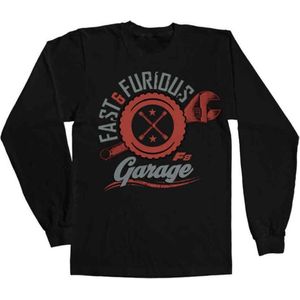 The Fast And The Furious Longsleeve shirt -S- Garage Zwart