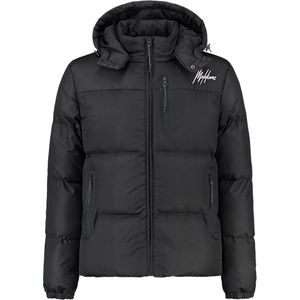 Malelions Sport Counter Puffer Jacket Black Maat L