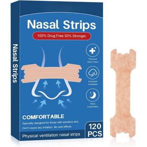 Neusstrips - Neusstrip - Neuspleisters - Neusspreider - Neusstrips snurken - Neuspleisters snurken - Anti snurk - Anti snurk producten - Anti snurk pleisters - Zorg voor een betere nachtrust! - Zweetbestendig - Nasal strips - Voor Gevoelige Huid -