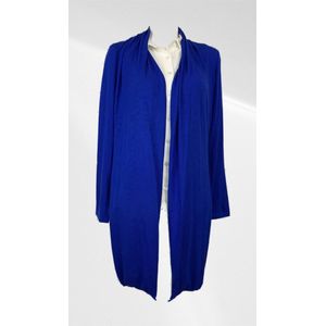 Angelle Milan - Casual vest - Blauw - Travelstof - Maat XL - In 5 maten verkrijgbaar