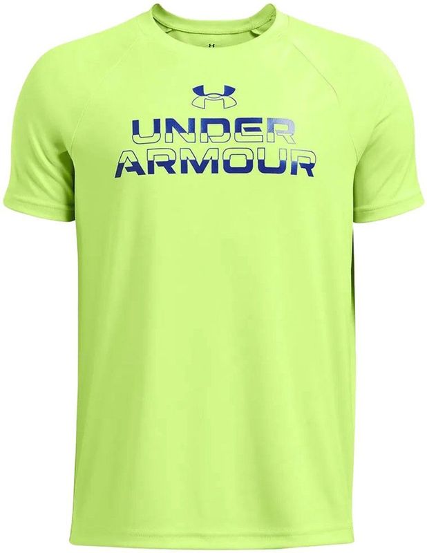 Under Armour - Tech Split Wordmark - T-shirt - Korte Mouwen