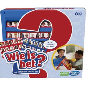 Hasbro Gaming Wie is het? - Het originele raadspel voor 2 spelers vanaf 6 jaar - Speeltijd 15 minuten