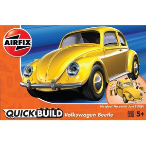Airfix - Quickbuild Vw Beetle - Yellow - modelbouwsets, hobbybouwspeelgoed voor kinderen, modelverf en accessoires