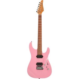 Fazley Sunset Series Sand Shark Shell Pink elektrische gitaar met gigbag