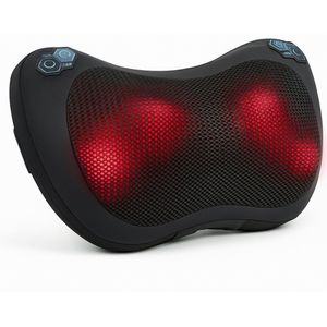 Massage Kussen Shiatsu - Nek Rug en benen Massage Apparaat - Draadloze Warmte functie - Ontspanning