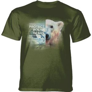 T-shirt Protect Polar Bear Green 5XL