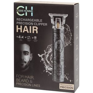 Code Homme - Oplaadbare Precisie Haartrimmer - Draadloos - Met 4 Opzetstukken