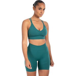 Smilodox Damessportbeha Katrin Scrunch-vormige mouwloze top